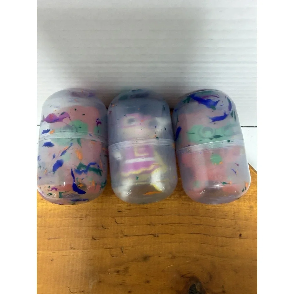 Ryan's World Combo‎ Panda & Alpha Lexa Figure Lot of 3 With Capsule Pieces